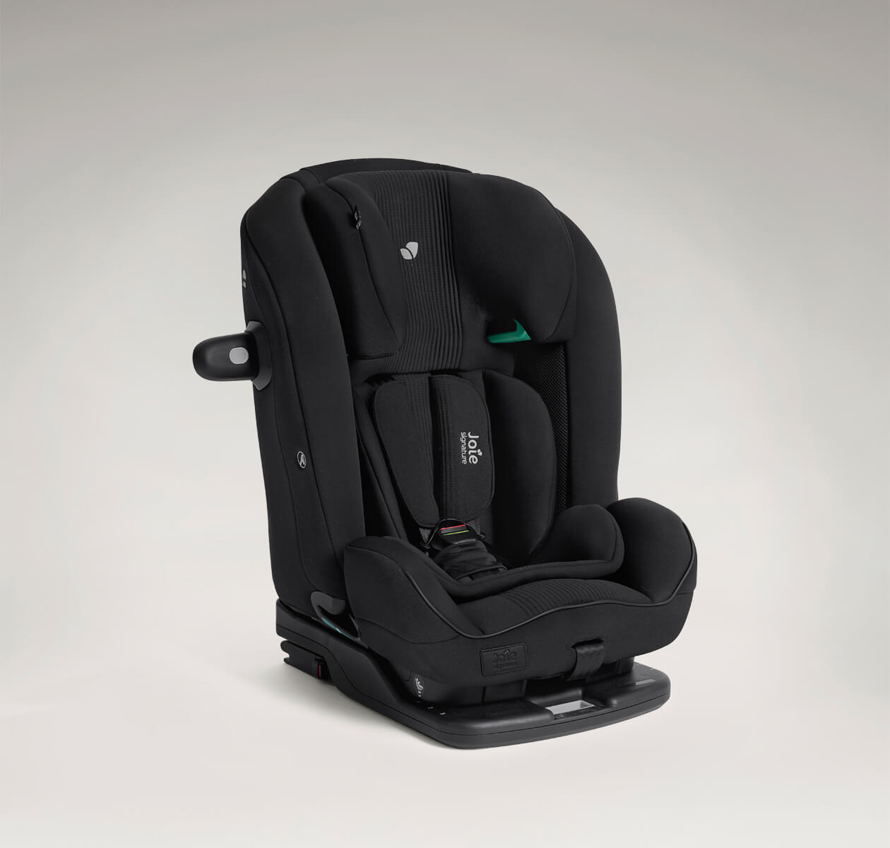 Joie Signature i-Plenti i-Size toddler car seat in evergreen from the left with 
