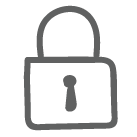 Icon of lock  
