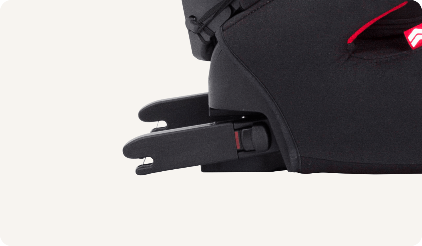 Closeup on Transcend ISOFIX connectors