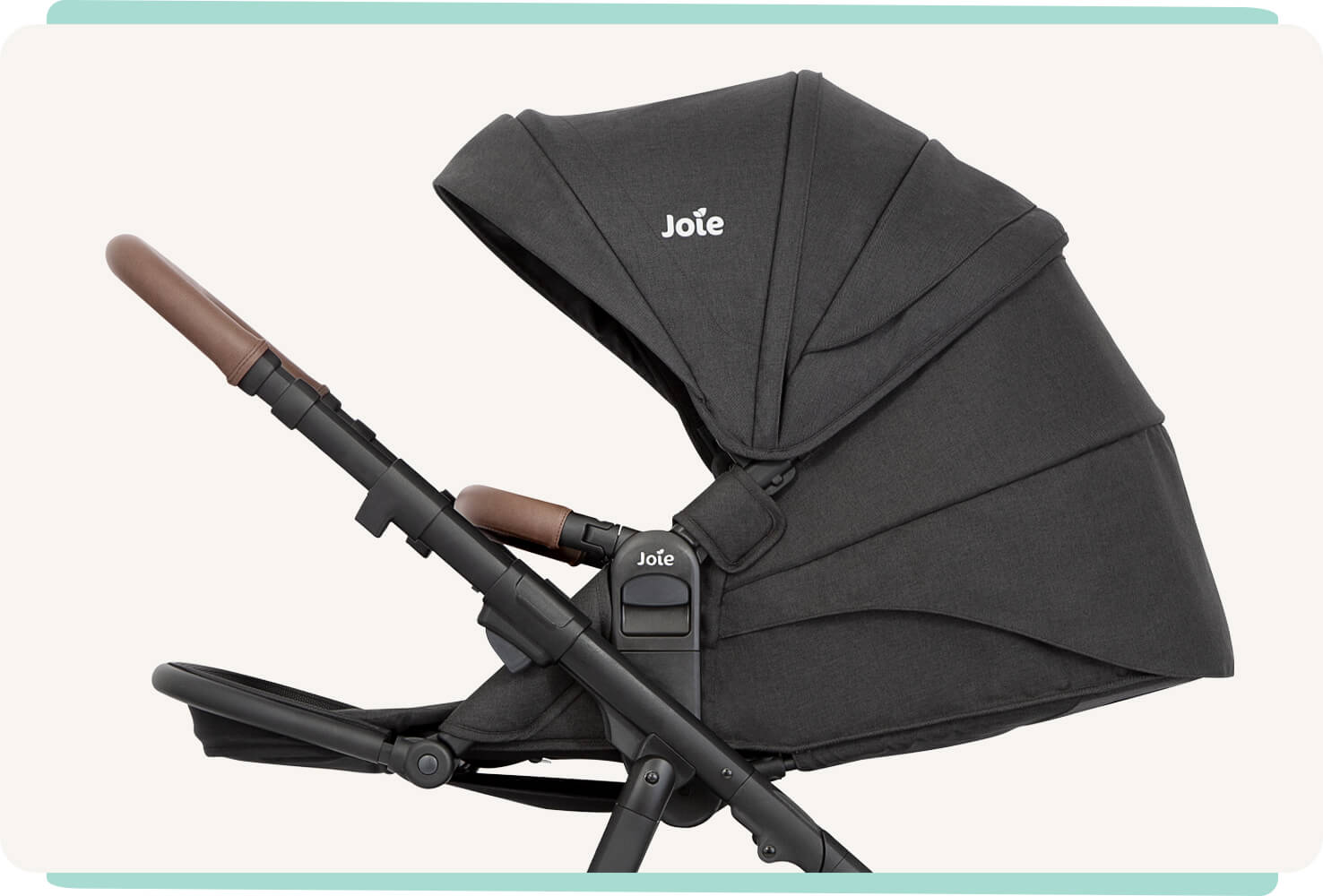 Joie alore stroller fully reclined parent facing 
