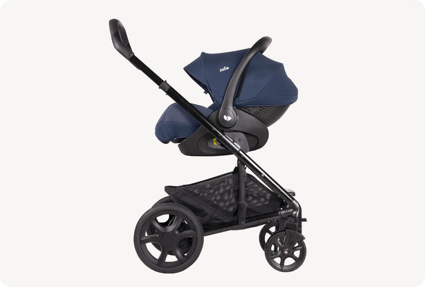 image of ilevel recline on a pushchair 
