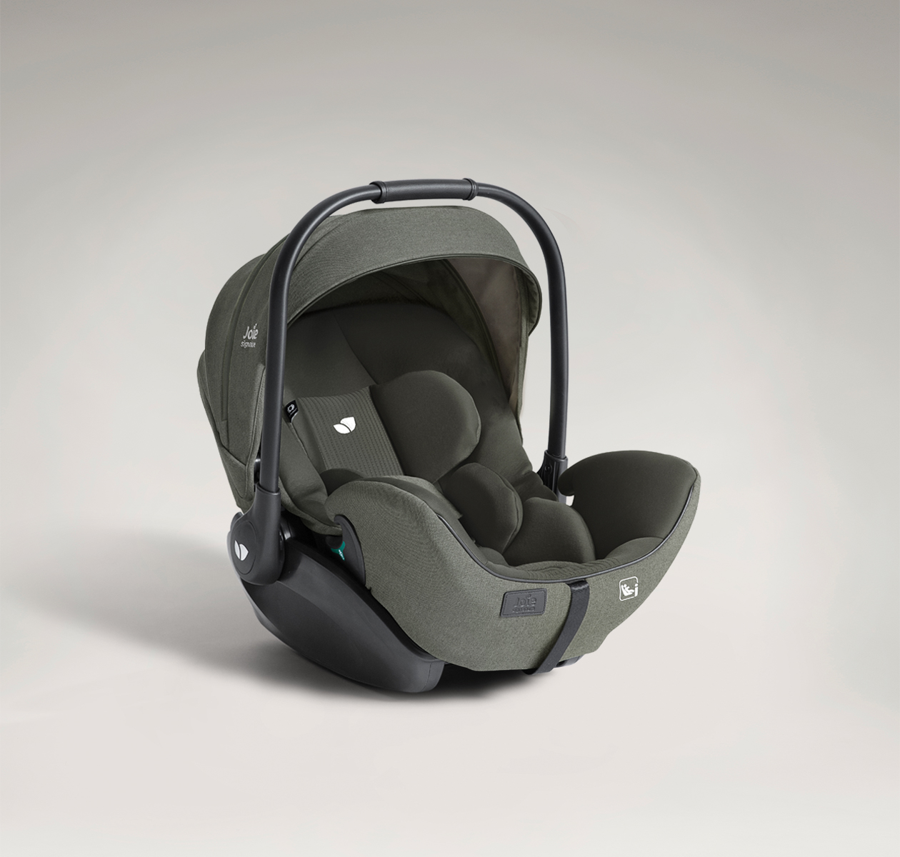 Joie Signature i-Level Pro baby car seat in green facing to the right 