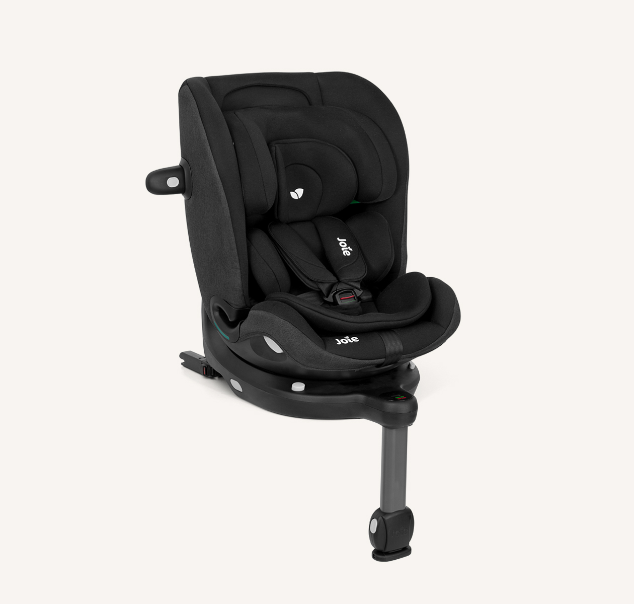 Joie i-Pivot Grow car seat in black facing to the right