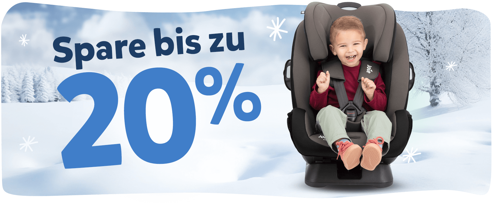 Ein Joie Banner zum Sale mit bis zu 20% Rabatt