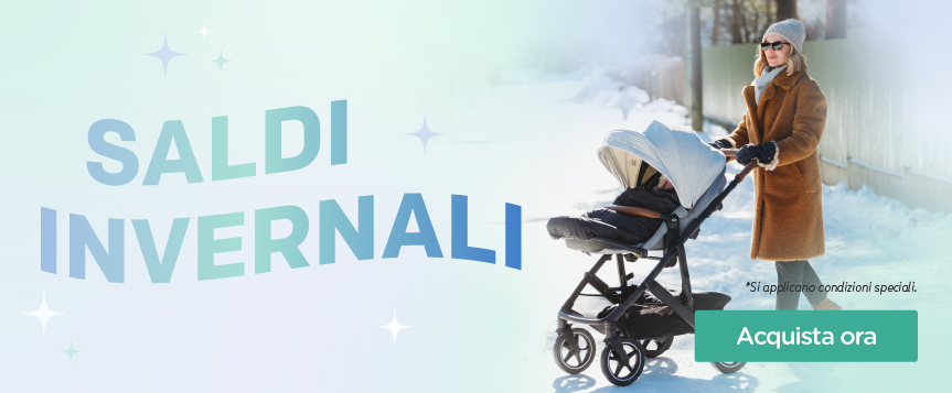 Banner che fa riferimento ai saldi invernali