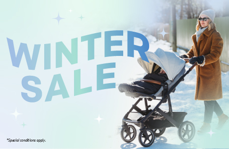 Banner referencing a winter sale