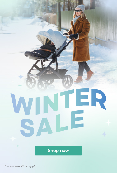 Banner referencing a winter sale